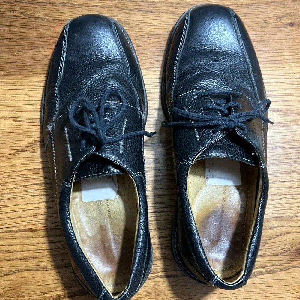 Sandro Moscoloni Men’s Comfort Soft Gel Leather Dress Oxford Shoe Size 10.5D